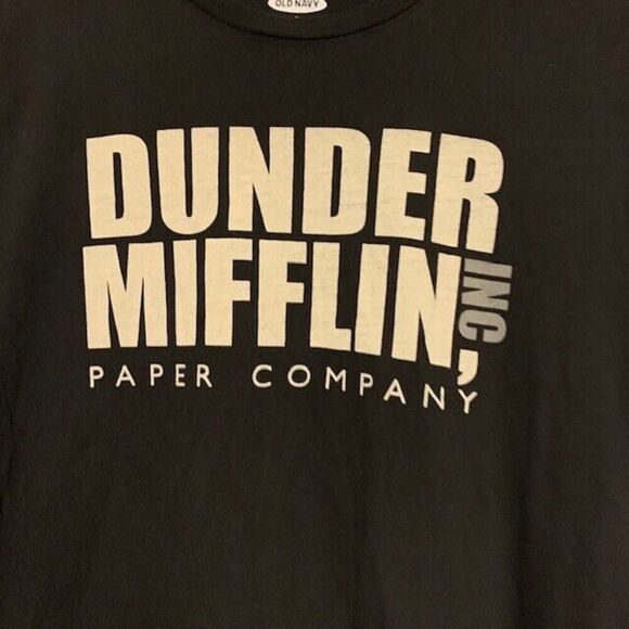 DUNDER MIFFLIN PAPER COMPANY THE OFFICE SIZE SMALL T-SHIRT - Picture 2 of 3